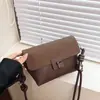 Bolso Cuadrado Pequeño de Color Sólido de Moda para el Trabajo y los Viajes Diarios, Nuevo Estilo Verano 2026, Elegante y de Aspecto de Alta Calidad, Bolso Cruzado Sencillo