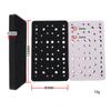 Almohadilla de esponja suave de 80 x 133 mm con 54 orificios para amoladora neumática en seco, almohadilla de pulido, almohadilla de esponja para amolar