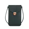 Nova bolsa para celular com tela sensível ao toque, zíper para meninas, pequena bolsa da moda, multifuncional, bolsa para moedas, bolsa para cartões com vários cartões, bolsa pequena