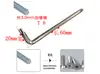 Llave Torx Hexagonal en Forma de L Forma de Arroz Llave Hexagonal Doble Cabeza Torx Antirrobo Forma de Estrella Forma de Arroz Destornillador Fabricante en Stock