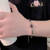 Pulsera de Bambú de Acero Titanio para Hombre Pulsera de Diseño Nicho de Sentido de Alta Gama Pulsera de Altura para Estudiantes Pulsera para Parejas Accesorios