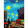 Ventas Directas de Fábrica Pintura de Diamantes 5D Diamante Completo Serie de Pintura al Óleo Cielo Estrellado Bordado de Diamantes DIY Diamante Redondo Punto de Cruz Pegamento de Diamante Hecho a Mano