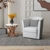Sofá individual de lujo ligero simple, combinación de silla redonda giratoria, recepción de hotel y oficina de ventas, mesa y silla de negociación, recepción de salón de belleza