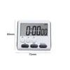 Despertador com Timer para Quartos de Estudantes, Bilíngue (Chinês e Inglês) Versão, com Exibição de Hora, Função Mudo, Lembrete de Contagem Regressiva para Cozinha