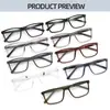 Gafas de Sol al por Mayor Modelo Nuevo Tr90 Transfronterizas, Monturas Cuadradas Retro de Ancho Estrecho, Se Pueden Montar con Lentes Graduados