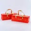 Bolsa Térmica Grande de Corvina Amarilla en Stock, Bolsa de Regalo de Año Nuevo, Caja de Regalo de Corvina Amarilla, Bolsa de Regalo, Bolsa de Compras, Bolsa Térmica Aislada de Papel de Aluminio Espesado