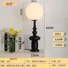 [Personalizado] Lámpara de Columna Romana con Ambiente de Dormitorio Vintage Lámpara de Pie Retro Italiana Lámpara de Mesa Decorativa de Pie Americana