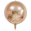 Novo balão de hélio de 10 polegadas, 22 polegadas, 32 polegadas 4D metálico, dourado, prata, alumínio