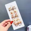 Gomas para el pelo de color café con leche de dibujos animados para niñas, Diademas para bebé, Gomas elásticas, Accesorios para el pelo, Gomas para el pelo de bebé, Seguras y sin marcas