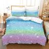 Amazon textil para el hogar transfronterizo colorido brillante de tres piezas funda de edredón ebay impresión digital 3d ropa de cama de comercio exterior