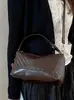 Yue Zi 2026 Verão Nova Moda Bolsa Tote de Ombro Único Formato Dumpling Grande Capacidade Bolsa Retrô Nova Bolsa Meia-Lua de Axila