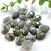 Venta al por mayor del fabricante Amatista Natural Aventurina Verde 13x18 mm Fondo Plano Facetado Único Forma de Huevo Piedra Suelta Accesorios para Joyería DIY