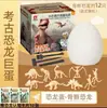 Ovo de Dinossauro Extra Grande Brinquedo de Escavação Arqueológica Caixa Surpresa de Gesso de Dinossauro para Crianças Brinquedo Educacional Infantil