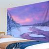 Desea Tapiz de Nieve Transfronterizo Tela Colgante Nórdica Decoración del Hogar Alfombra Se Puede Golpear