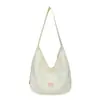 Bolso de Lona con Lunares Estilo Coreano Transfronterizo 2026 Nuevo Bolso de Hombro Cruzado de Gran Capacidad Bolso Tote de Nicho para Viajes Diarios