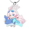 Chaveiro de Mercadoria Blue Archive Hinari Alice Anime Chaveiro de Acrílico Pingente Pequeno