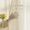 Persianas verticais translúcidas na cor creme, que transmitem luz mas não são transparentes, cortinas de sonho, cortinas translúcidas fantasma para varanda de sala, novo 2026 areia