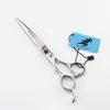 Tesoura de Cabeleireiro Gemstone Wanderer para Canhotos de 7,0 polegadas Tesoura para Animais Canhotas