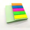 Jiuxing papelería cuadrado autoadhesivo Post-It nota banda de color aviso película fluorescente PET nota combinada punto de mensaje