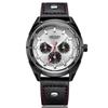 [Nuevo reloj de cuarzo para hombre Megel con calendario semanal y correa de cuero] este 2072G no solo puede mostrar el calendario