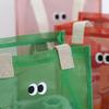 Vendas Diretas de Fábrica Marca de moda da Coreia do Sul bolsa portátil fofa casual bolsa de lavagem com rede de olhos bolsa de praia com drenagem bolsa de natação