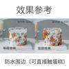 Cartão de borda decorativa de bolo de porcelana azul e branco impresso retrô chinês Bolo de aniversário do dia das mães vestir a inserção do cartão