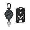 Amazon hebilla fácil de tirar nueva hebilla giratoria de 360 grados de rayas hexagonales traje de funda para tarjeta de cable de acero revestido grueso