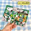 Caderno Original Cartoon A7 Acrílico de Folhas Soltas, Caderno de Estudante Anime Estética Fofa Feminina