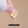 Broche de Trébol de Cuatro Hojas con Piedra Ojo de Gato Simple Versátil Exquisito Pin de Solapa Lindo Japonés Anti-Exposición Ins Personalidad Pin de Moda