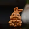 Adornos de Talla en Madera de Ciprés, Artesanías, Artículos de Mano, Colgantes de los Doce Animales del Zodiaco, Souvenirs de Escritorio, Wukong de Madera
