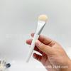 Novo Pincel para Base Super Fino Alargado Língua Corretivo sem Marcas Não Absorve o Pó Cabeça Plana Cerdas Macias Ferramenta de Beleza Cabo de Tinta