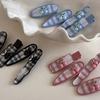 Horquilla de cuadros con diseño de cerezas para el pelo, pinza para el flequillo con diseño de nicho que combina con todo, horquilla rota, horquilla de hada para chica, pinza para el pelo con borde, accesorios para el cabello