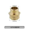 Adaptador Roscado de Acero Inoxidable Reductor Doble Rosca Macho Extensión Directa de 1/4 de Pulgada a 3/8 de Pulgada, 1/2 Pulgada, 3/4 de Pulgada a 1 Pulgada Accesorios para Tuberías de Agua
