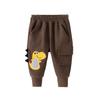 Pantalones Deportivos Casuales de Algodón para Bebé para Primavera Pantalones Deportivos para Bebé de Primavera y Otoño Pantalones para Salir de Dinosaurio Infantiles Modernos