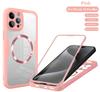 Adecuado para Apple 17Promax Qicai Funda Magnética para Teléfono Iphone16 Carcasa 360 Todo Incluido y Protector de Pantalla Integrado