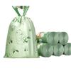 Saco de lixo doméstico com aroma de camélia e artemísia, grosso e extra grosso, ideal para cozinha, com cordão de fechamento anti-mosquitos.
