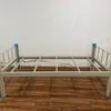 Suministro de fábrica perfil cama de hierro de una sola capa cama individual para estudiante cama de hierro moderna simple cama de dormitorio reforzada engrosada