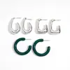 Set de Seis Piezas de Pendientes Geométricos Redondos y Cuadrados Brillantes de Acrílico Europeos y Americanos, Personalizados, Simples y de Alta Gama para Mujer