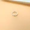 Anillo de Cara Sonriente de Moda Colorido de Personalidad de Plata de Ley s925 para Mujer ins Elegante Dulce Anillo para la Falange Distal del Dedo Índice