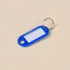Pequeño Llavero de Etiqueta de PP Placa de Matrícula Etiqueta para Llaves Anillo de Gestión de Clasificación Etiqueta Llave de Coche Mini