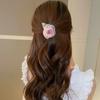 Pinza para el pelo de tul súper hada con forma de tulipán, nueva de primavera y verano, dulce flor de simulación tridimensional estilo coreano, Pinza para el pelo femenina para TikTok Live