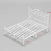 Cama de ferro espessada reforçada simples moderna cama princesa celebridade 1,8m cama de casal nórdica individual 1m cama de ferro