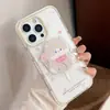 Soporte Magnético Suave y Lindo de Gato 16Promax Transparente Funda para Teléfono Móvil Iphone17 Adecuado para 14 Anticaídas 11 Original 18