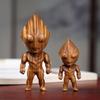 Alça de Sândalo Verde Esculpida Brinquedo Cultural Criativo Personalizado Desktop Pequeno Ornamento Ultraman Tiga Presente de Aniversário de Kidsren