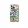 Funda de teléfono Bola Pequeña de Pastizal, adecuada para Apple 17 Pro Max, con un diseño tipo película, linda y adecuada para niñas, también disponible para Huawei y Xiaomi 17