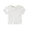 Roupas de Verão para Crianças, Conjunto Dividido de Manga Curta para Bebês Meninas, Roupas de Engatinhar da Moda, Roupas para Bebês de Um Ano, Roupas para Recém-Nascidos