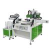 Máquina de Serigrafia Rotativa Monocromática de Tela Plana Totalmente Automática, Máquina de Serigrafia para Cabedal e Palmilha de Sapato de Couro, Máquina de Serigrafia Dongguan