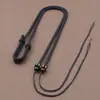 Cordón de Cuerda para Colgante de Cruce Especial con Cuentas Dzi Ajustable Cadena para Clavícula Collar de Cuerda Cuerda con Cuerda Gruesa para Hombres Elegante