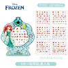 Pegatinas de uñas con dibujos animados de Frozen, blancas como la nieve, luminosas en 3D, auténticas, para niños y niñas