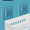 Accesorios al por mayor, Pegatinas Adhesivas sin Rastro, Pegatinas para Estante sin Perforación, Clips de Hebilla Plástica Planos Cuadrados para Montar en Pared